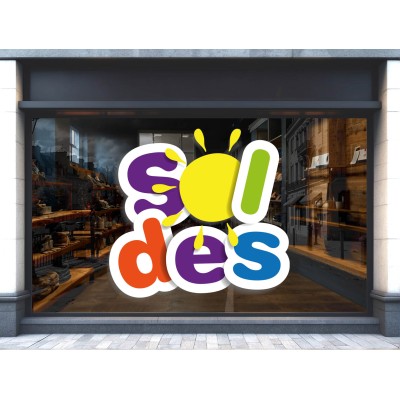 Stickers Soldes de Fin D'année