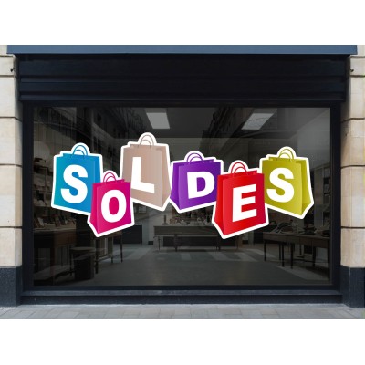 Stickers Vitrine Soldes