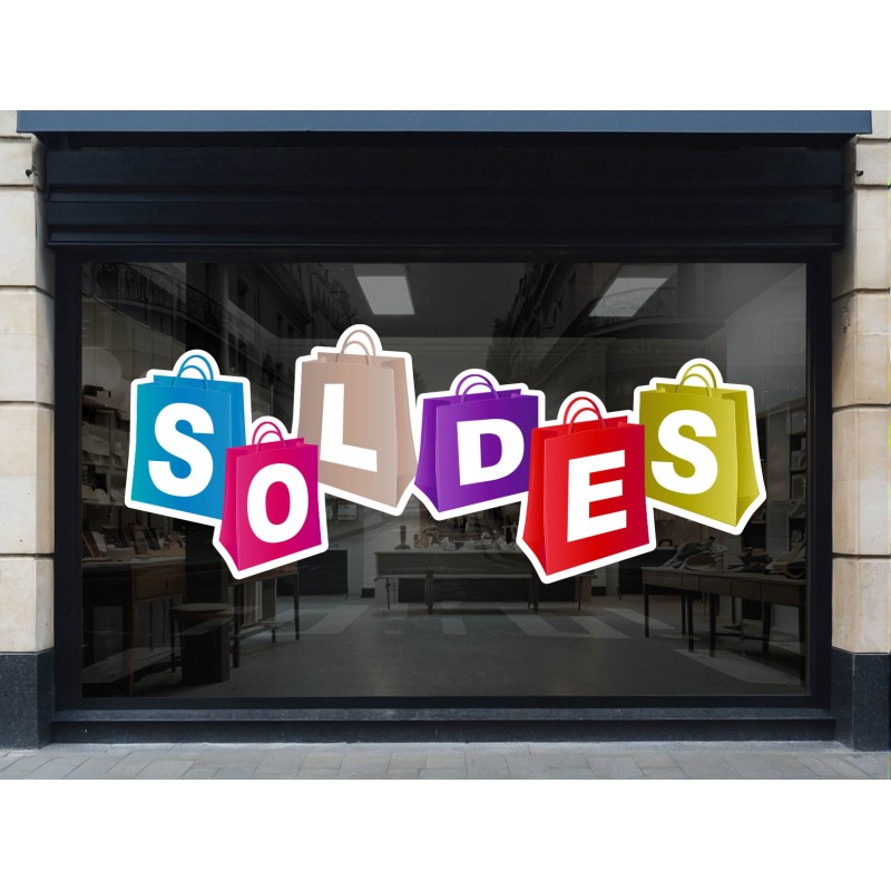 Stickers Vitrine Soldes